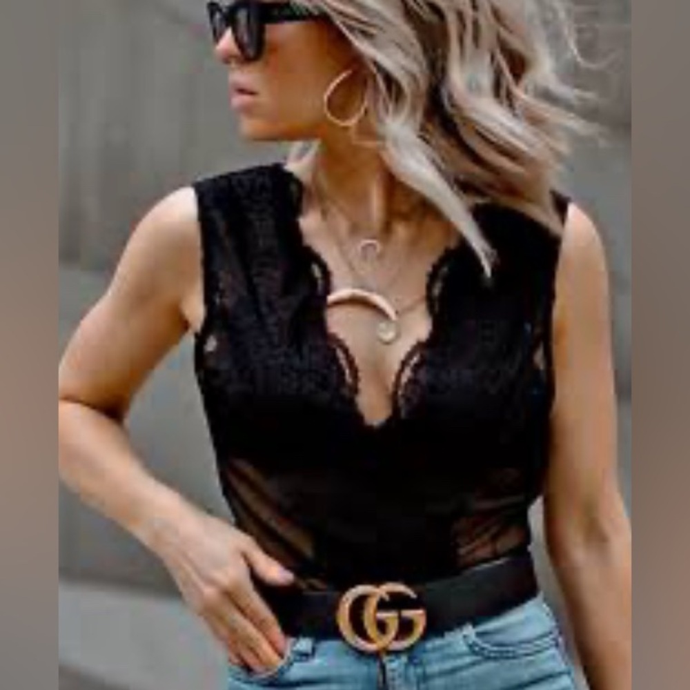 Chic Black Kids Bodysuit